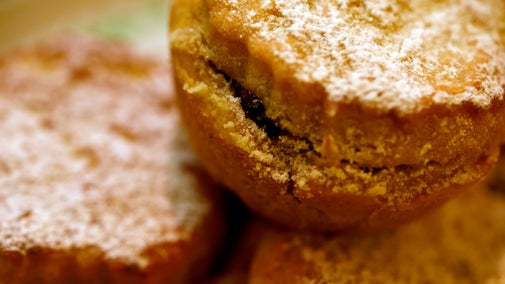 mince pies stacked